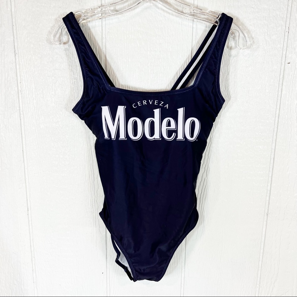 ModelCo Women's Navy Swimsuit - Picture 9 of 9